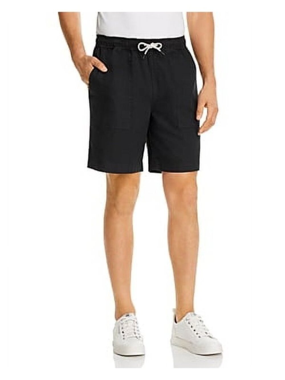 Penfield Men's Solid Black Renard Regular Fit Shorts Size S 100% Cotton $95 SALE